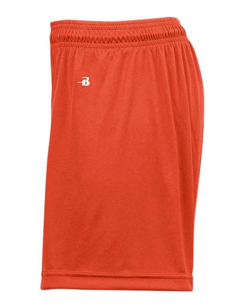 Badger 4116 Women's B-Core 5" Inseam Shorts - Burnt Orange - side