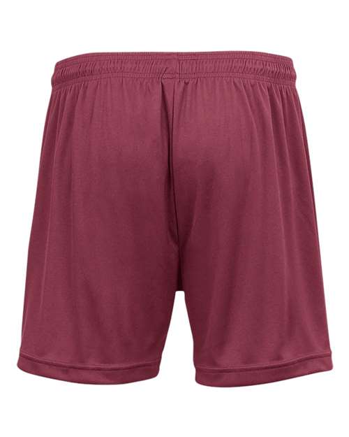 Badger 4116 Women's B-Core 5" Inseam Shorts - Cardinal - back