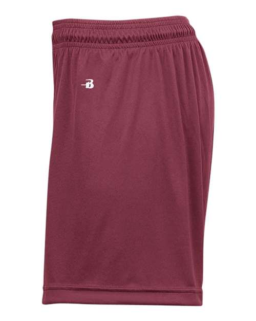 Badger 4116 Women's B-Core 5" Inseam Shorts - Cardinal - side