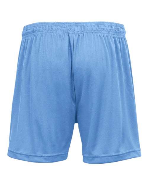 Badger 4116 Women's B-Core 5" Inseam Shorts - Columbia Blue - back