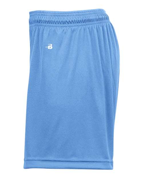 Badger 4116 Women's B-Core 5" Inseam Shorts - Columbia Blue - side