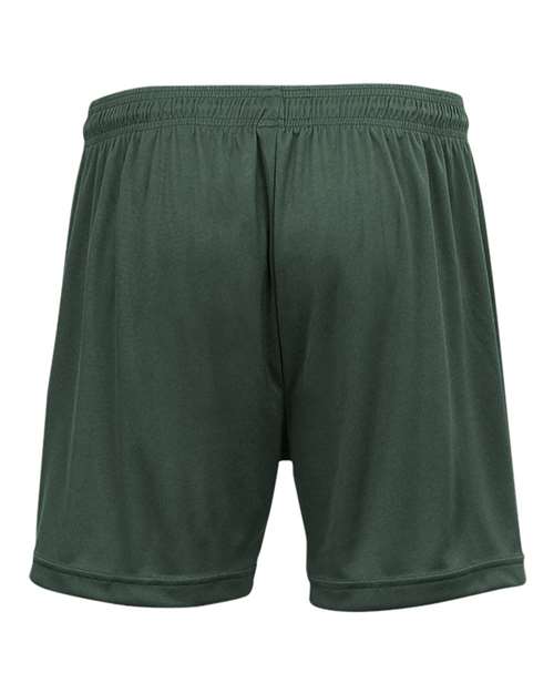 Badger 4116 Women's B-Core 5" Inseam Shorts - Forest - back