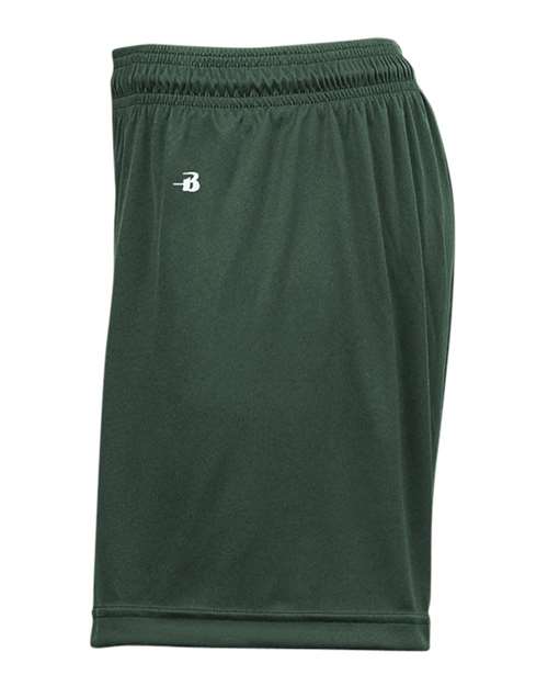 Badger 4116 Women's B-Core 5" Inseam Shorts - Forest - side
