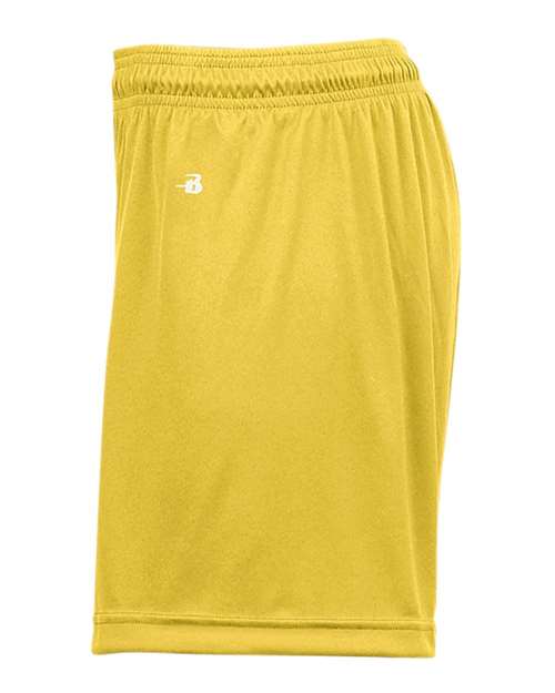 Badger 4116 Women's B-Core 5" Inseam Shorts - Gold - side