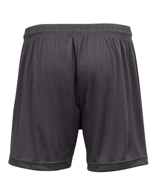 Badger 4116 Women's B-Core 5" Inseam Shorts - Graphite - back
