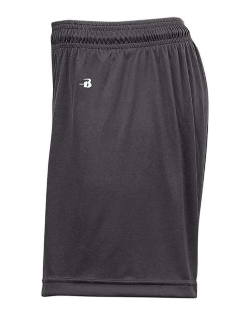 Badger 4116 Women's B-Core 5" Inseam Shorts - Graphite - side