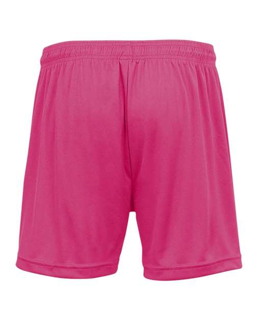Badger 4116 Women's B-Core 5" Inseam Shorts - Hot Pink - back