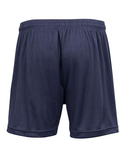 Badger 4116 Women's B-Core 5" Inseam Shorts - Navy - back