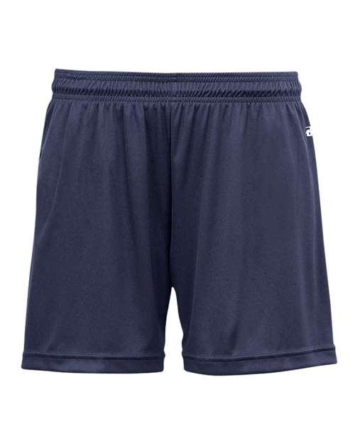 Badger 4116 Women's B-Core 5" Inseam Shorts - Navy - front