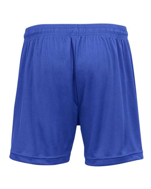 Badger 4116 Women's B-Core 5" Inseam Shorts - Royal - back