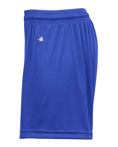 Badger 4116 Women's B-Core 5" Inseam Shorts - Royal - side