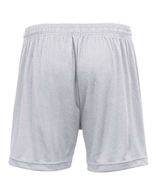 Badger 4116 Women's B-Core 5" Inseam Shorts - Silver - back