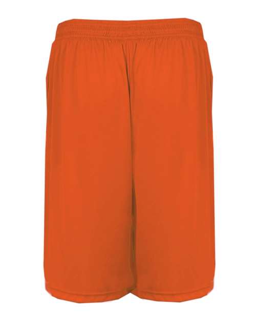 Badger 4119 Men's B-Core 10" Shorts with Pockets - Burnt Orange - back