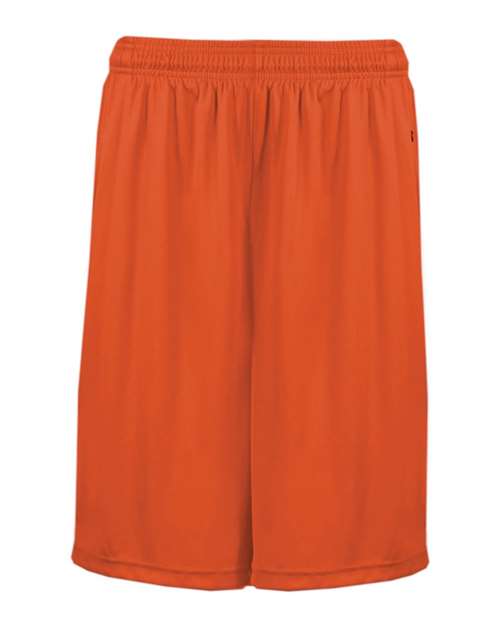 Badger 4119 Men's B-Core 10" Shorts with Pockets - Burnt Orange - front