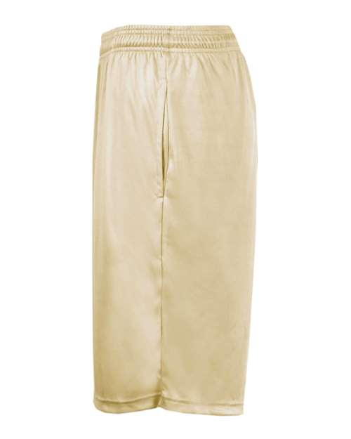 Badger 4119 Men's B-Core 10" Shorts with Pockets - Vegas Gold - side