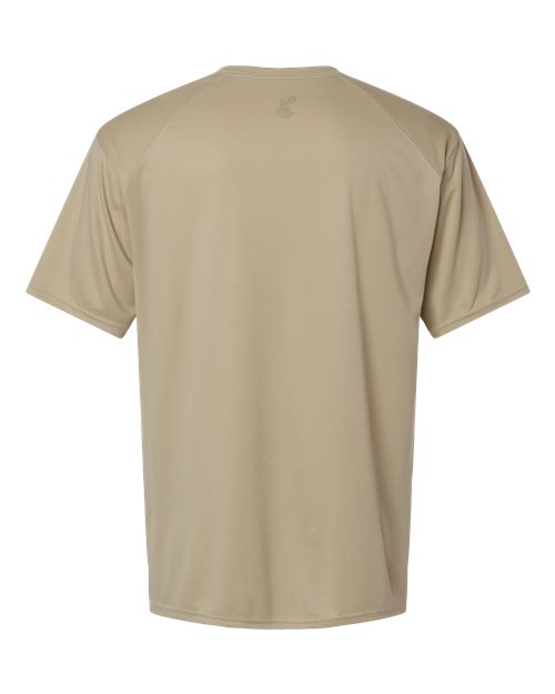 Badger 4120 Men's B-Core Sport Shoulders T-Shirt - Sand - back