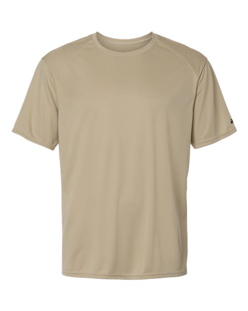 Badger 4120 Men's B-Core Sport Shoulders T-Shirt - Sand - front