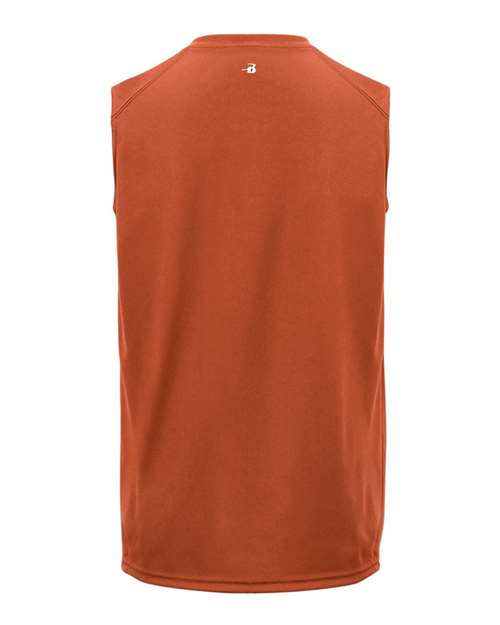 Badger 4130 Men's B-Core Sleeveless T-Shirt - Burnt Orange - back