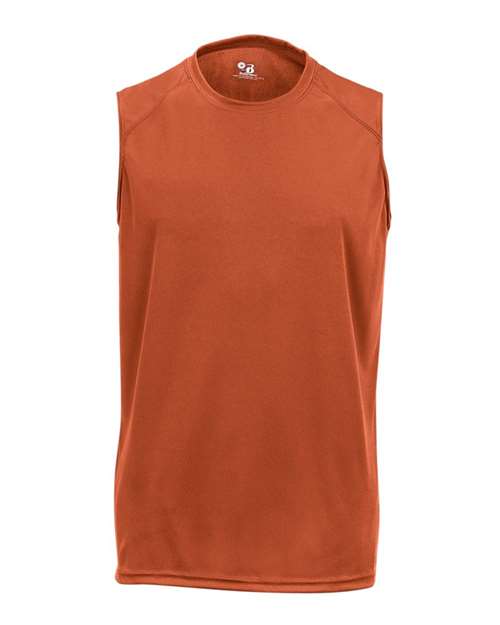 Badger 4130 Men's B-Core Sleeveless T-Shirt - Burnt Orange - front
