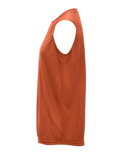 Badger 4130 Men's B-Core Sleeveless T-Shirt - Burnt Orange - side