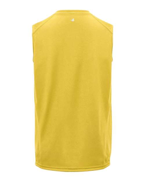 Badger 4130 Men's B-Core Sleeveless T-Shirt - Gold - back