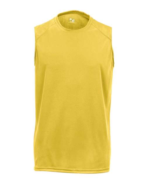 Badger 4130 Men's B-Core Sleeveless T-Shirt - Gold - front