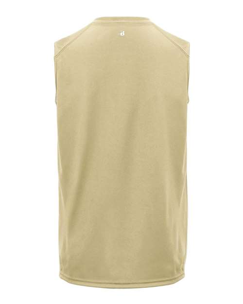 Badger 4130 Men's B-Core Sleeveless T-Shirt - Vegas Gold - back