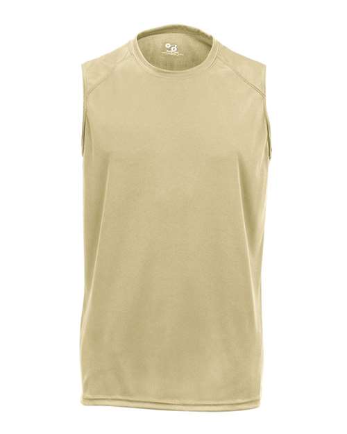 Badger 4130 Men's B-Core Sleeveless T-Shirt - Vegas Gold - front