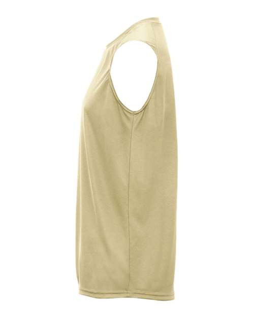 Badger 4130 Men's B-Core Sleeveless T-Shirt - Vegas Gold - side