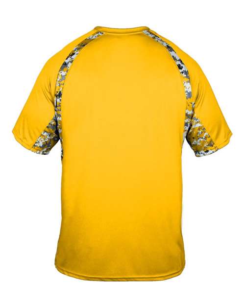 Badger 4140 Men's Hook Digital T-Shirt - Gold/ Gold - back