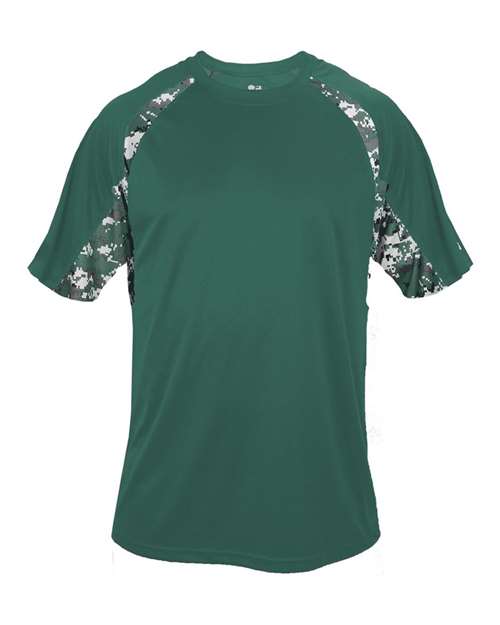 Badger 4140 Men's Hook Digital T-Shirt - Forest/ Forest - front