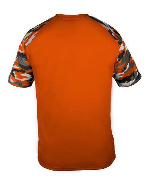 Badger 4141 Men's Camo Sport T-Shirt - Burnt Orange/ Burnt Orange Camo - back