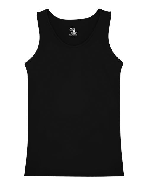 Alleson Athletic 8962 Women's B-Core Tank Top - Black - front