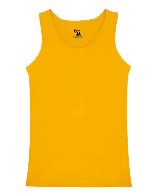Alleson Athletic 8962 Women's B-Core Tank Top - Gold - front