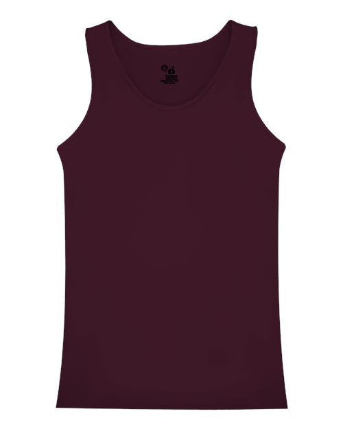 Alleson Athletic 8962 Women's B-Core Tank Top - Maroon - front