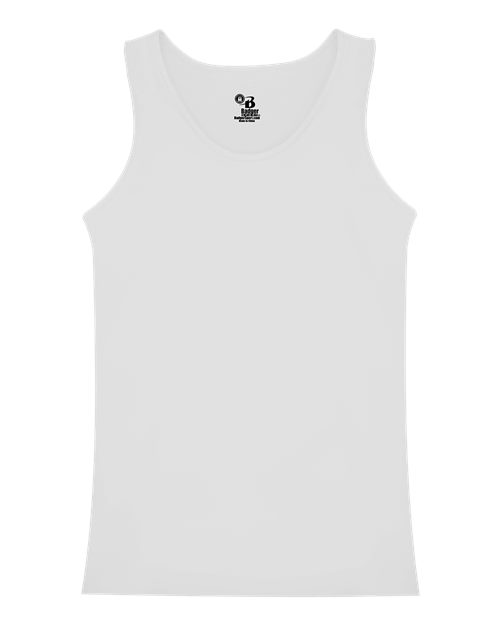 Alleson Athletic 8962 Women's B-Core Tank Top - White - front