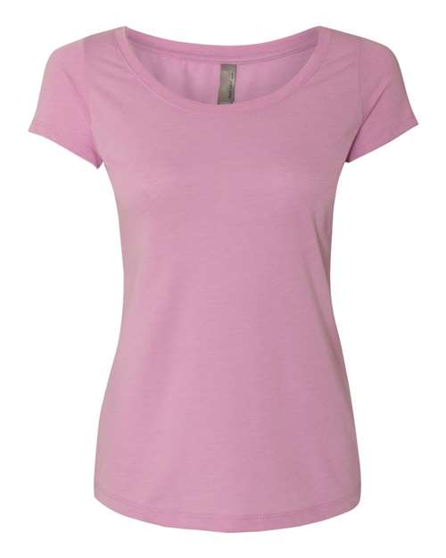 Next Level 6730 Women’s Triblend Scoop Neck Tee - Vintage Lilac - front
