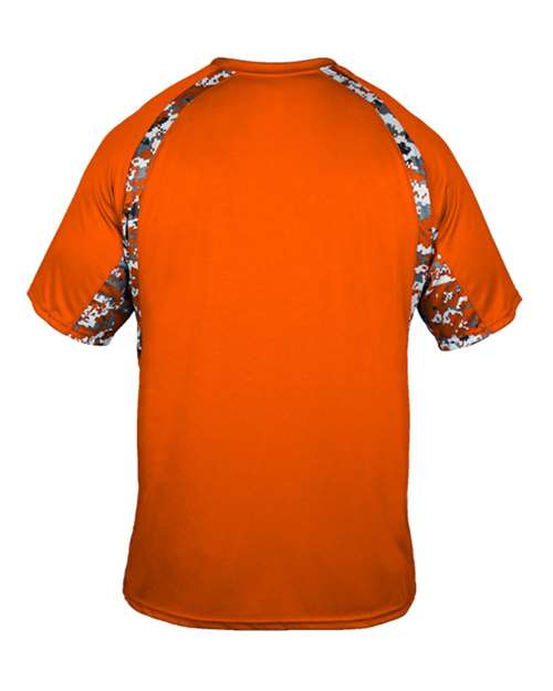 Badger 4140 Men's Hook Digital T-Shirt - Burnt Orange/ Burnt Orange - back