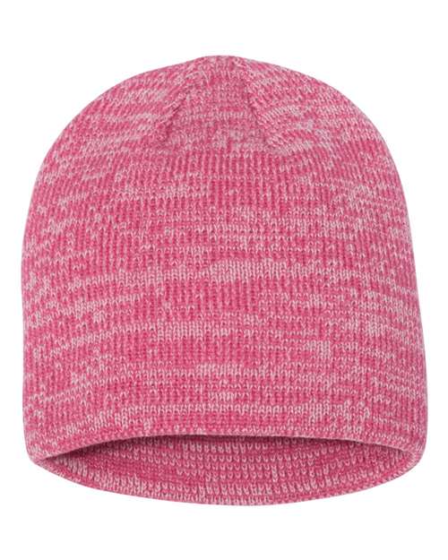 Sportsman SP03 8" Marled Beanie - Pink/ Dark Pink - back