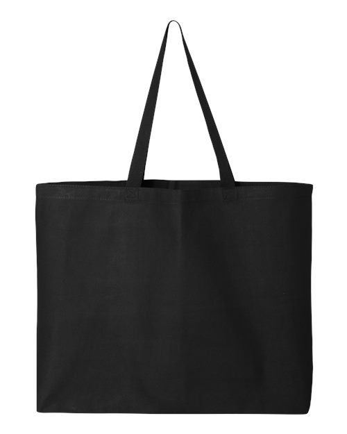 Q-Tees Q600 25L Jumbo Tote - Black - back