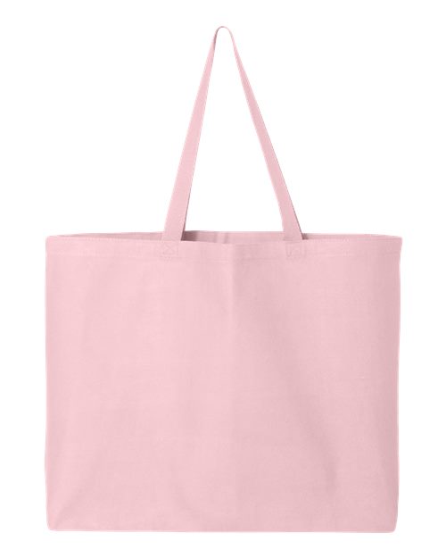 Q-Tees Q600 25L Jumbo Tote - Light Pink - back