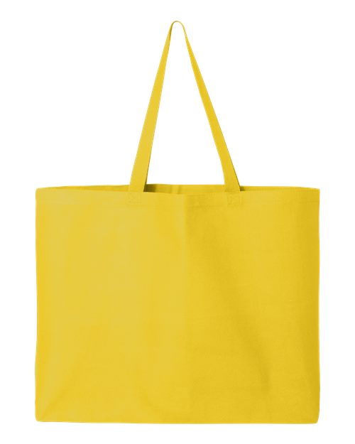Q-Tees Q600 25L Jumbo Tote - Yellow - back