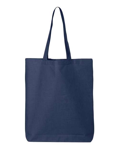 Q-Tees QTBG 12L Economical Tote - Navy - front