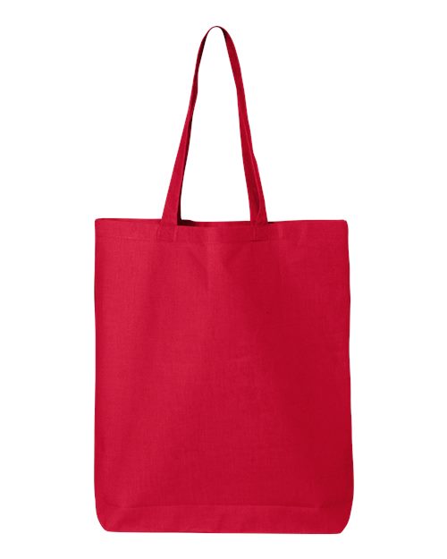 Q-Tees QTBG 12L Economical Tote - Red - front