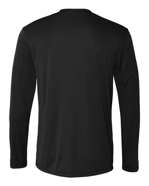 Hanes 482L Unisex Cool DRI® Long Sleeve Performance T-Shirt - Black - back