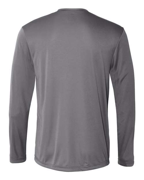 Hanes 482L Unisex Cool DRI® Long Sleeve Performance T-Shirt - Graphite - back
