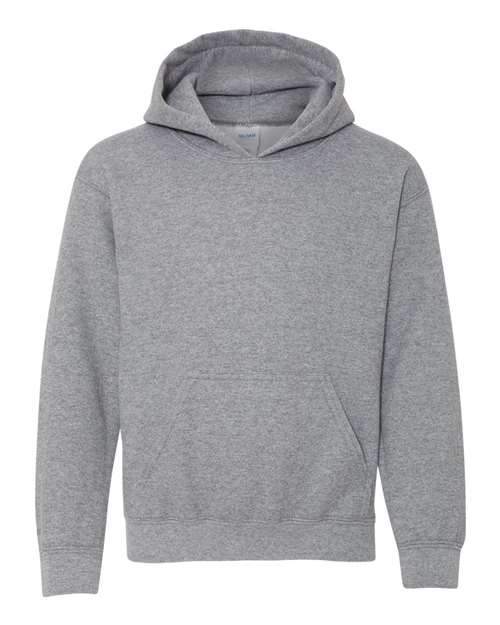 Gildan 18500B Youth Heavy Blend™ Hooded Sweatshirt - Graphite Heather - front