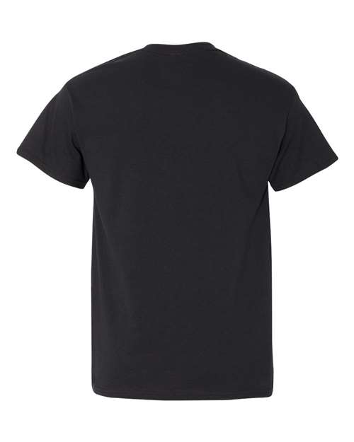 Gildan 5300 Unisex Heavy Cotton™ Pocket T-Shirt - Black - back