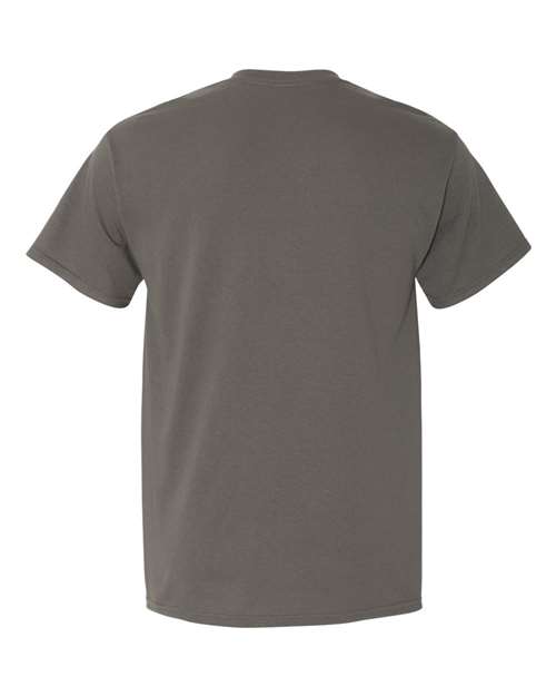 Gildan 5300 Unisex Heavy Cotton™ Pocket T-Shirt - Charcoal - back