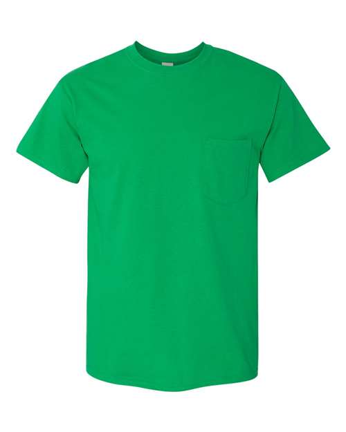 Gildan 5300 Unisex Heavy Cotton™ Pocket T-Shirt - Irish Green - front
